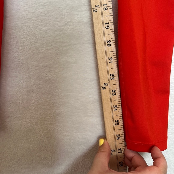 Savage X Fenty Rihanna Hotline High-Waist Legging Sz S Engine Red/Black Workout - Picture 10 of 11